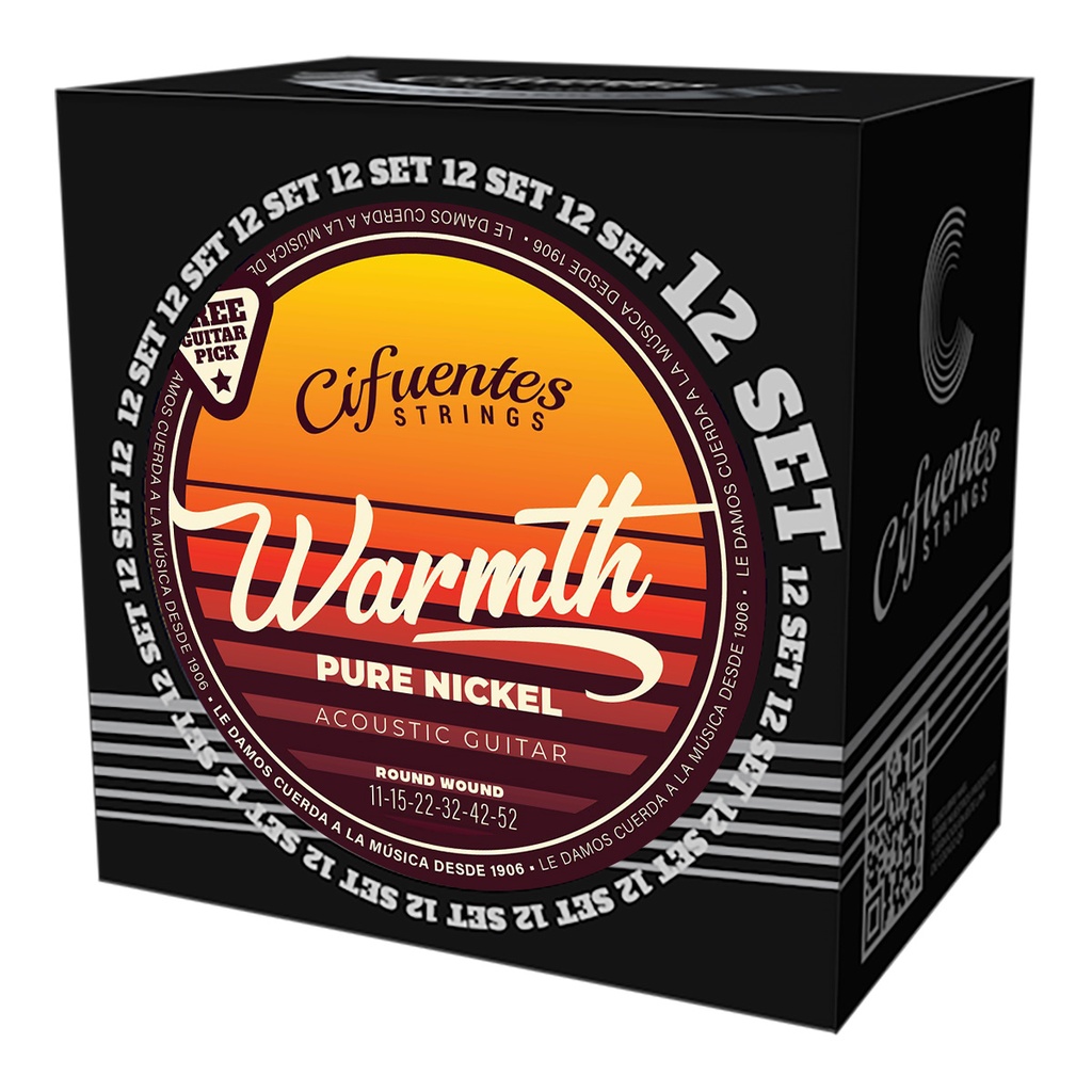 [JD11-PN-GA-11-52-S12-CS] Set 12-Acustica-11-52-Warmth-Pure Nickel