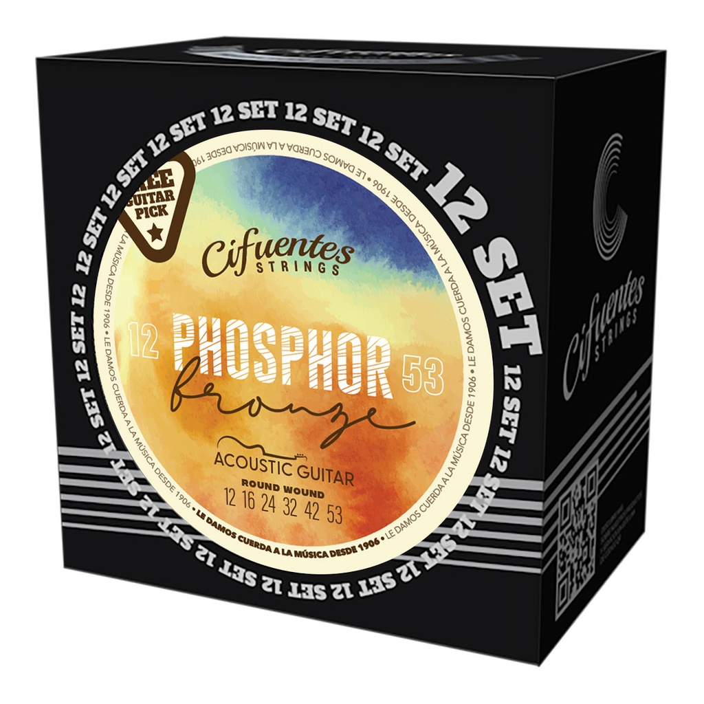 Set 12-Acustica-12-53-Phosphor Bronze