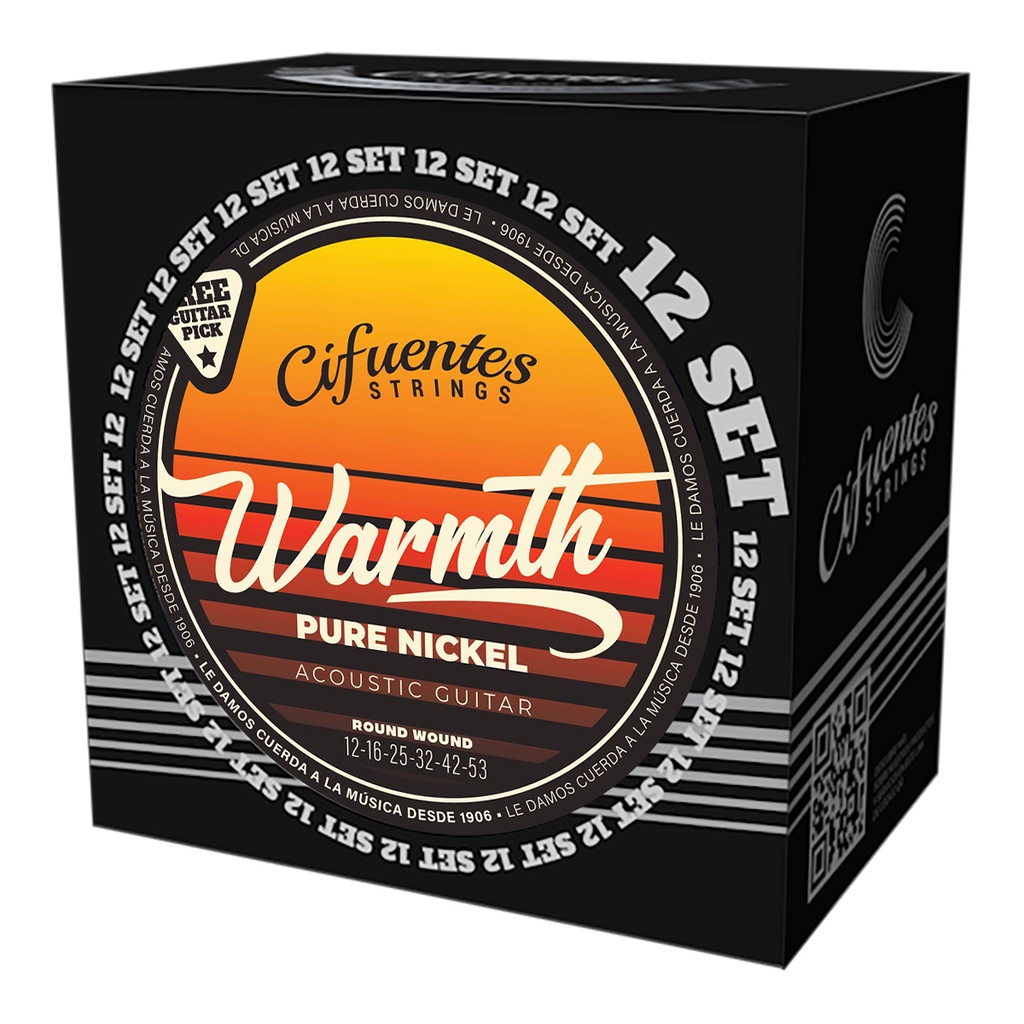 Set 12-Acustica-12-53-Warmth-Pure Nickel