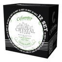 Set 12-Clasica-Crystal Nylon-Silver Plated-Medium Tension