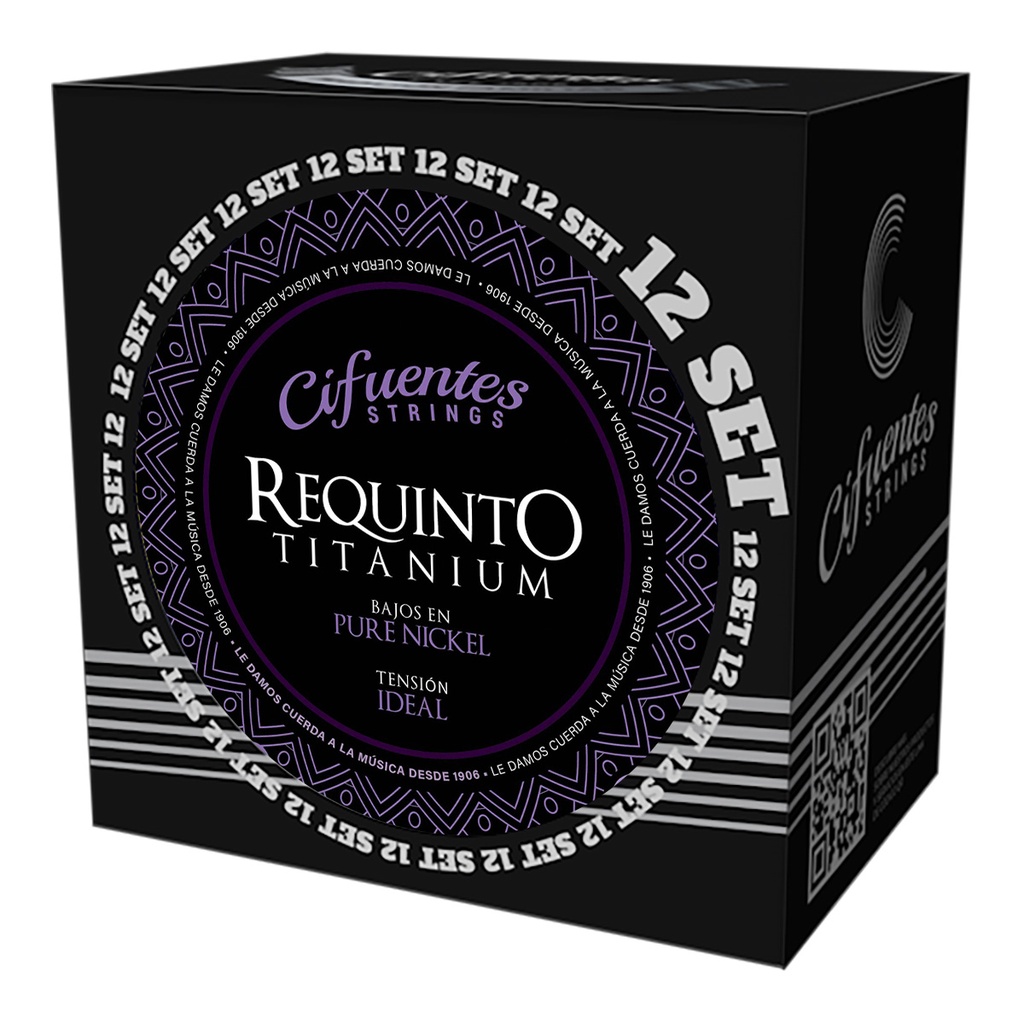 [AC4-PN-RQN-TI-S12-CS] Set 12-Requinto-AC4-TI-Pure Nickel
