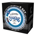 Set 6-Bandolin-Ecuatoriano-3ra Entorchada-08-30-Silver Plated