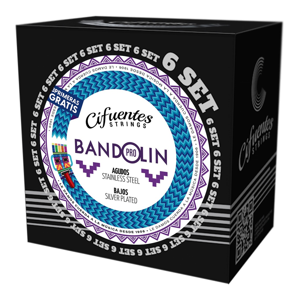 Set 6-Bandolin-Ecuatoriano-09-30-Silver Plated