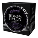 Set 6-Clasica-Titanium Nylon-Pure Nickel-Medium Tension