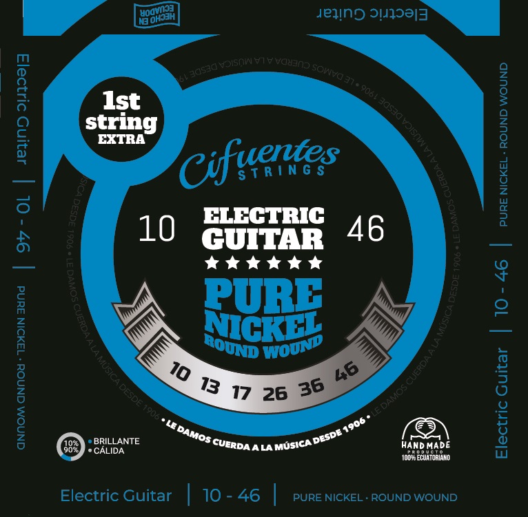 [AC10-PN-GE-10-46-J6-CS] Juego-Electrica-10-46-Pure Nickel