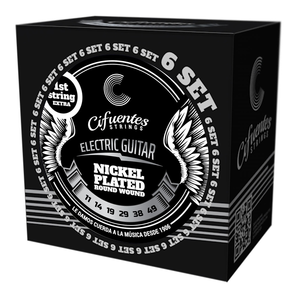 [AC11-NP-GE-11-49-S6-CS] Set 6-Electrica-11-49-Nickel Plated