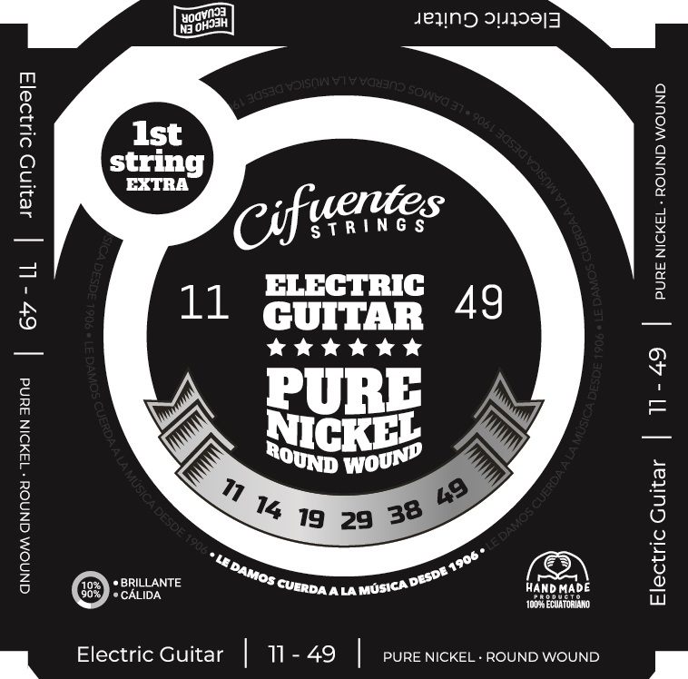 [AC11-PN-GE-11-49-J6-CS] Juego-Electrica-11-49-Pure Nickel