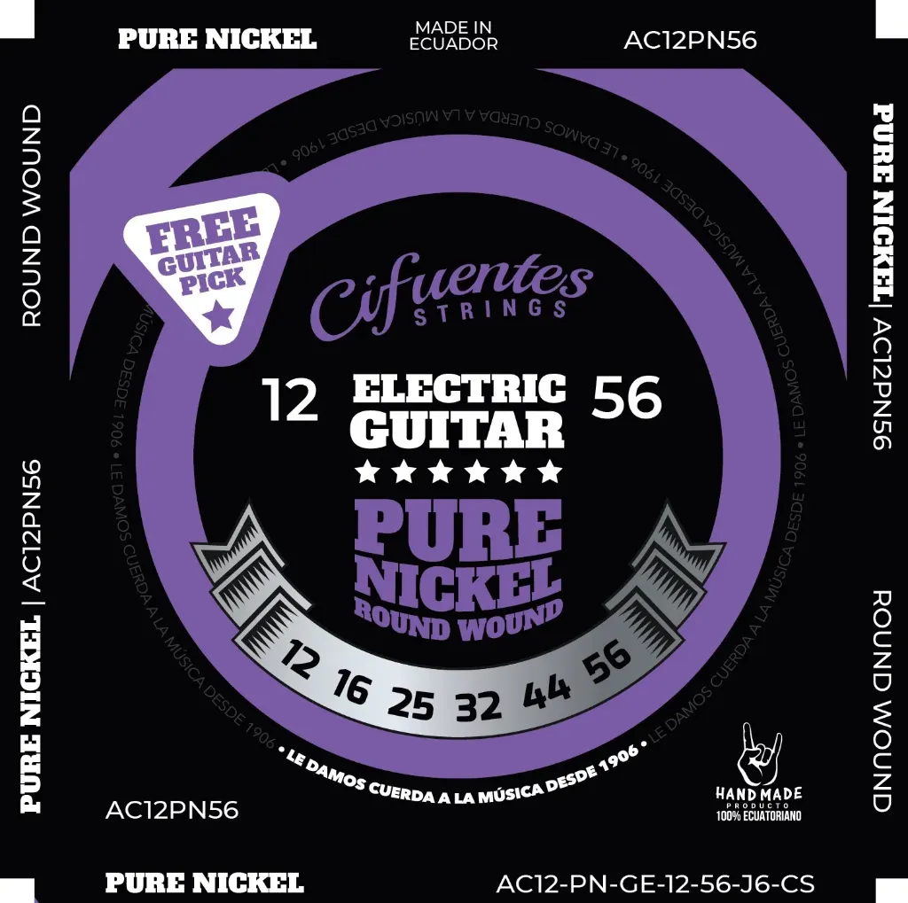 [AC12-PN-GE-12-56-J6-CS] Juego-Electrica-12-56-Pure Nickel