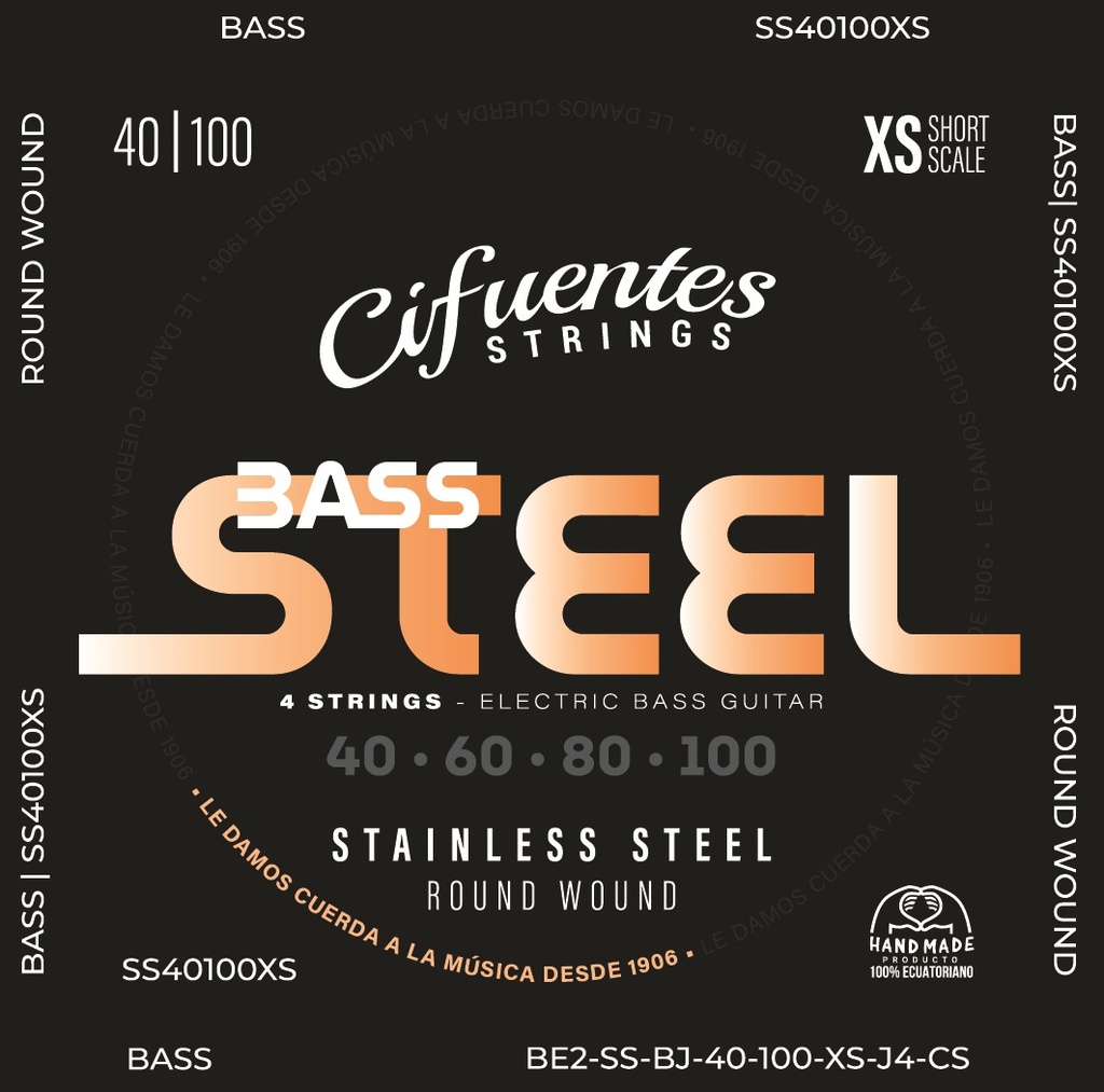 [BE2-SS-BJ-40-100-XS-J4-CS] Juego-Bajo Electrico-BE2-40-100-XS-Steel