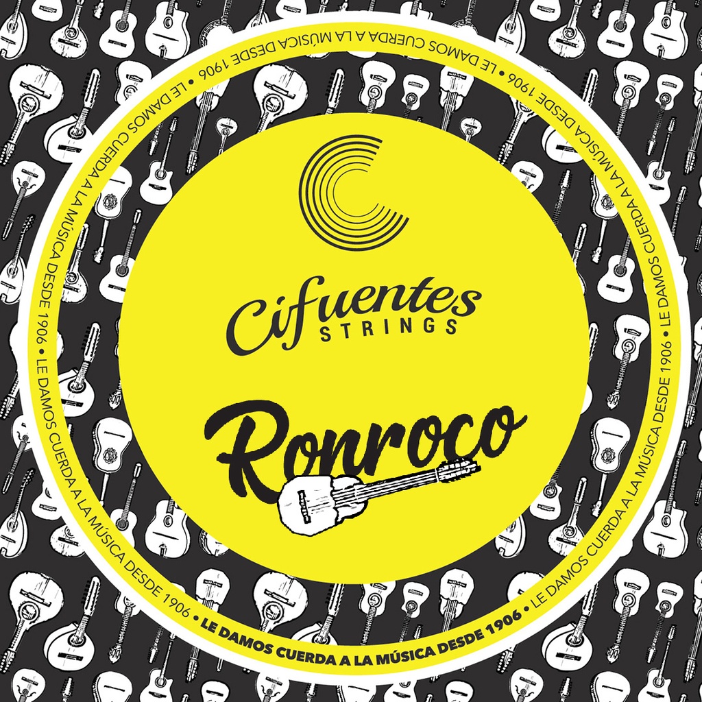 [RNR1-PCN-FLK-60-75-J10-CS] Juego-Ronroco-RNR1-TN-Pro Clear Nylon Afinacion Bolivia MI