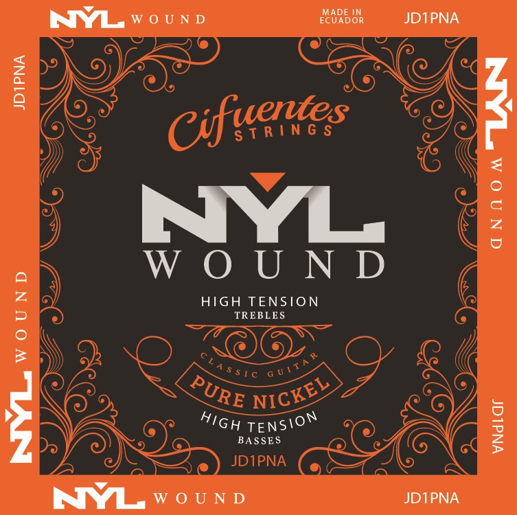 [JD1-PN-GC-TA-J6-CS] Juego-Clasica-Nylon-Wound-Pure Nickel-High Tension