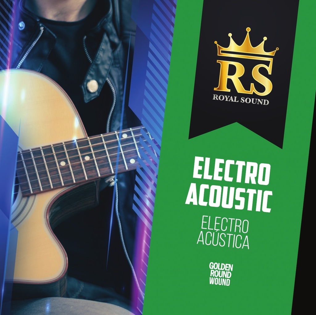 [ACS1-80/20-GA-11-52-J6-RS] Juego-Acustica-RS-Royal Sound-Golden Wound