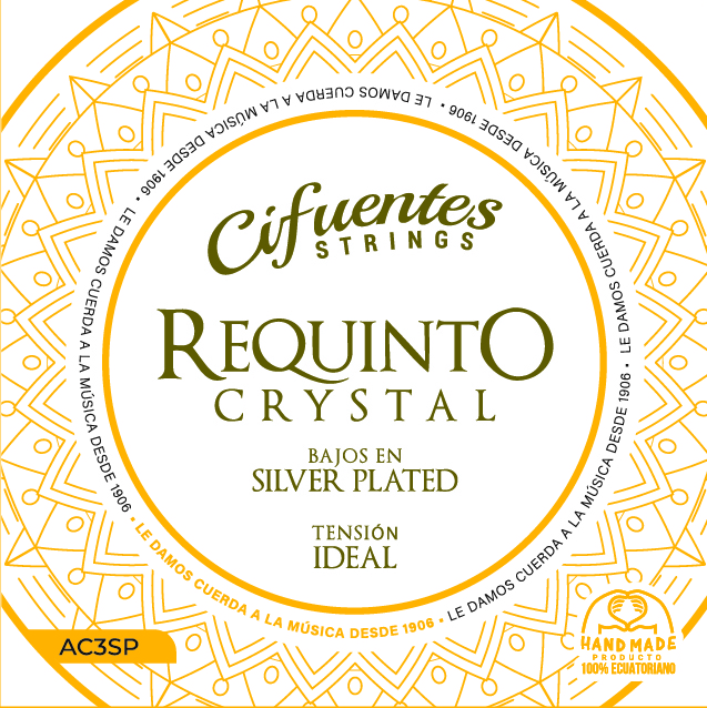 [AC3-SP-RQN-TI-J6-CS] Juego-Requinto-AC3-TI-Silver Plated