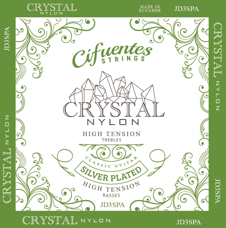Juego-Clasica-Crystal Nylon-Silver Plated-High Tension