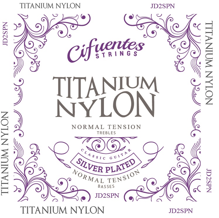 Juego-Clasica-Titanium Nylon-Silver Plated-Normal Tension