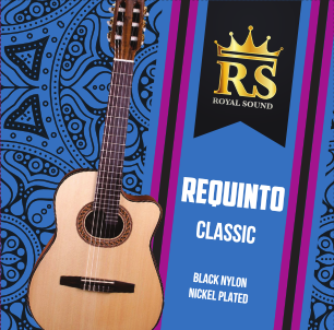 [RQN1-NP-RQN-TM-J6-RS] Juego-Requinto-RS Royal Sound-Nickel Plated