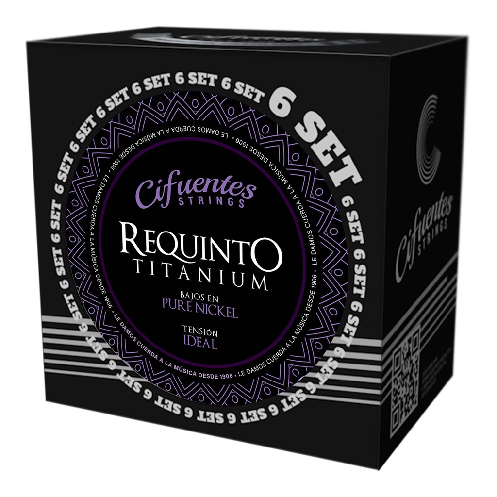 [AC4-PN-RQN-TI-S6-CS] Set 6-Requinto-AC4-TI-Pure Nickel