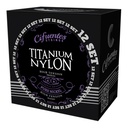 Set 12-Clasica-Titanium Nylon-Pure Nickel-High Tension