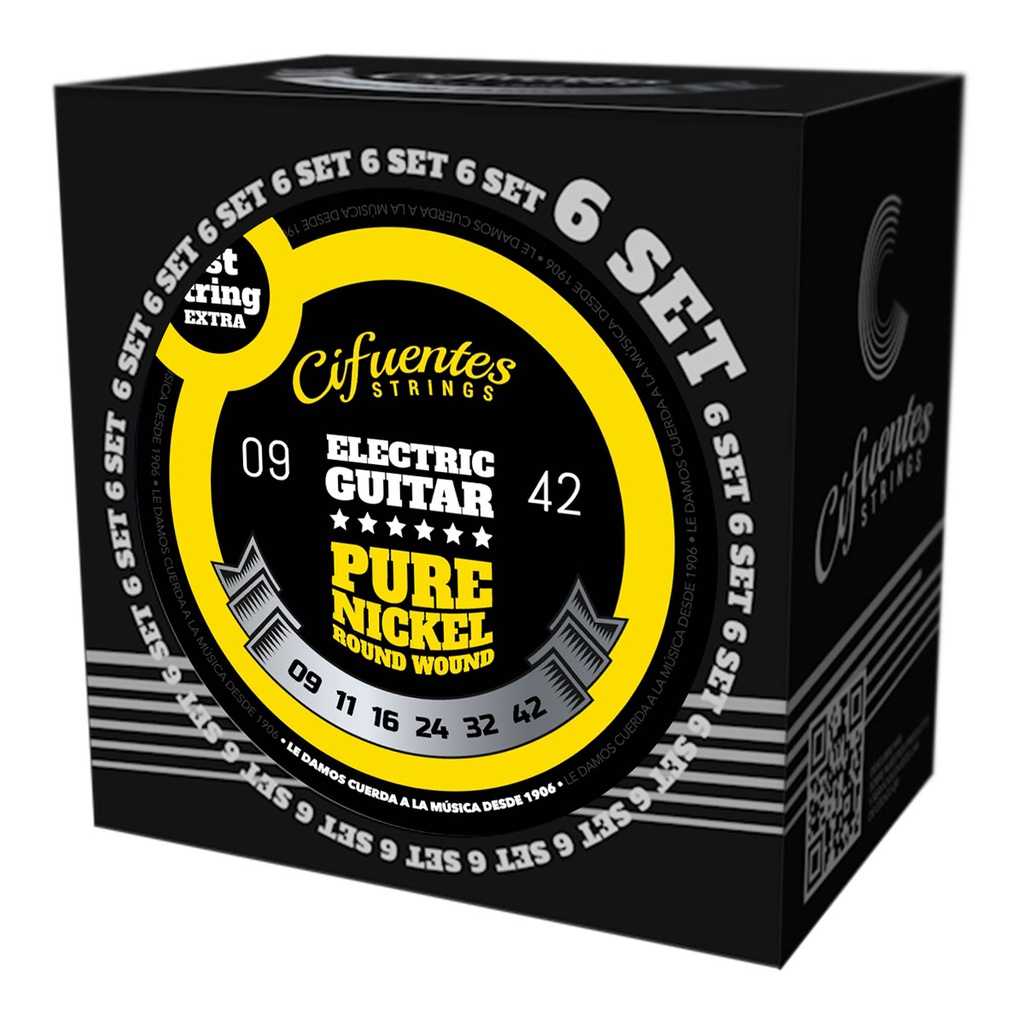 [AC9-PN-GE-9-42-S12-CS] Set 12-Electrica-09-42-Pure Nickel