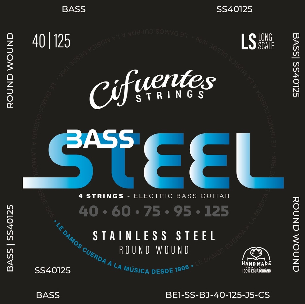 Juego-Bajo Electrico-BE1-Steel