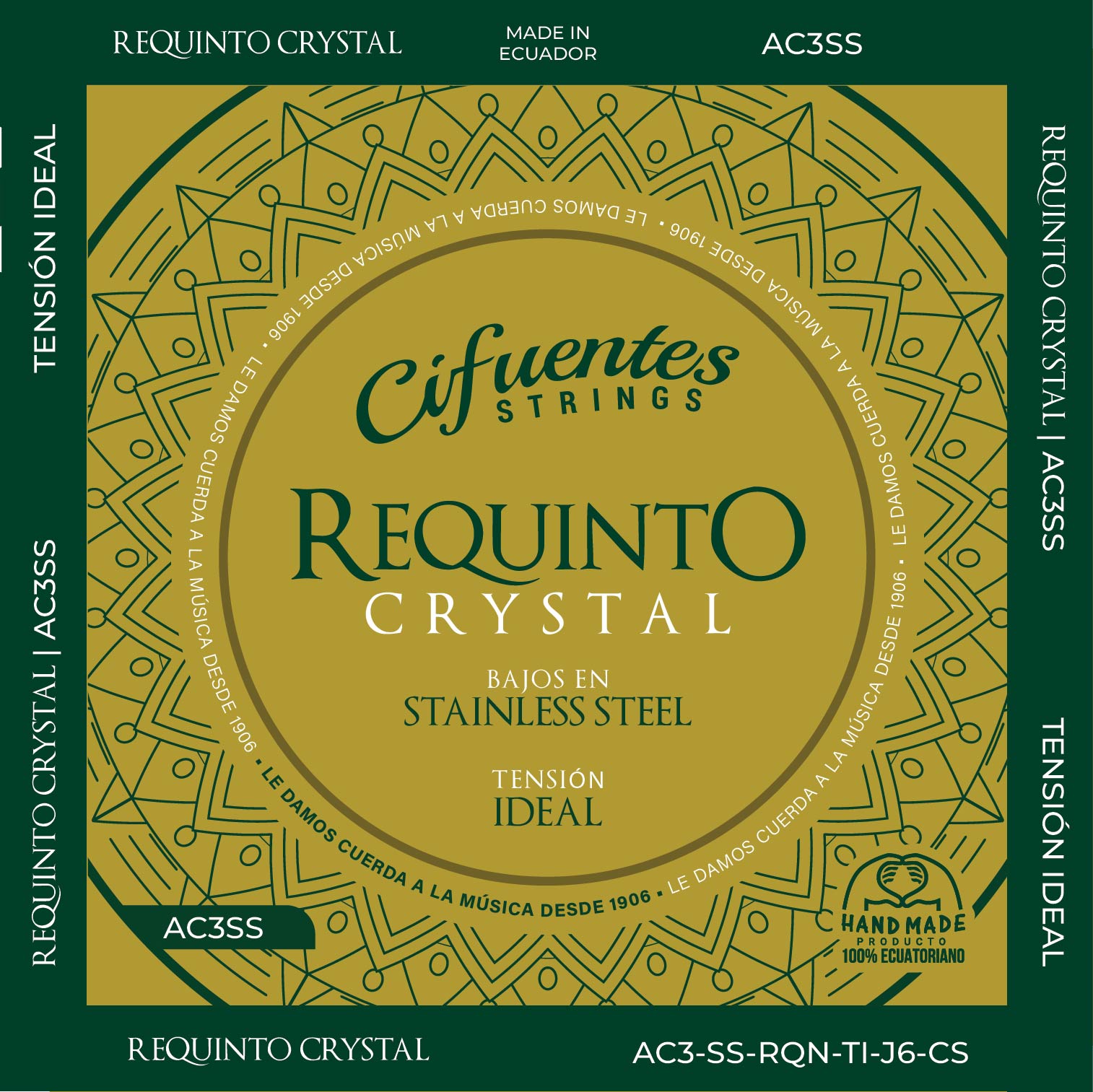 Requinto Crystal Nylon: brillo transparente